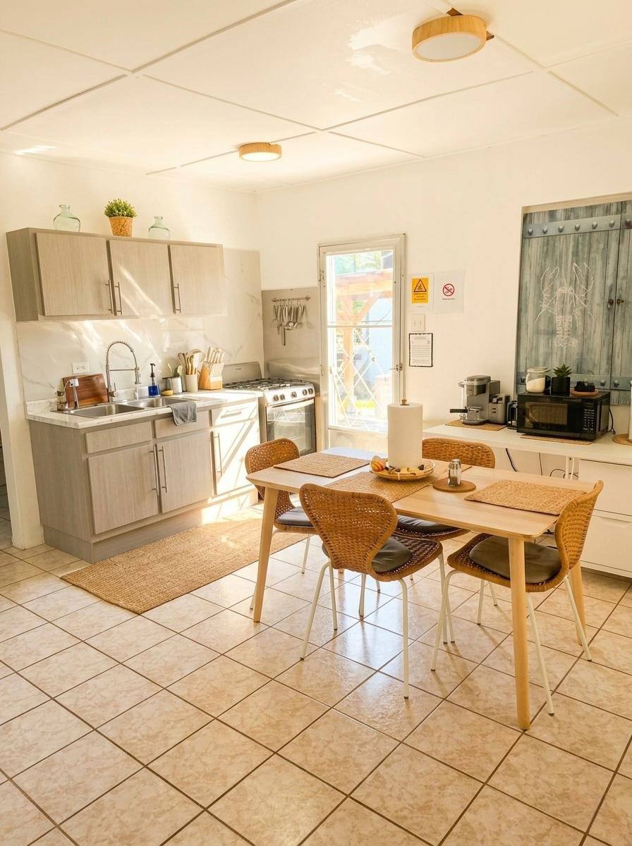 Cocina y comedor de Villa 1